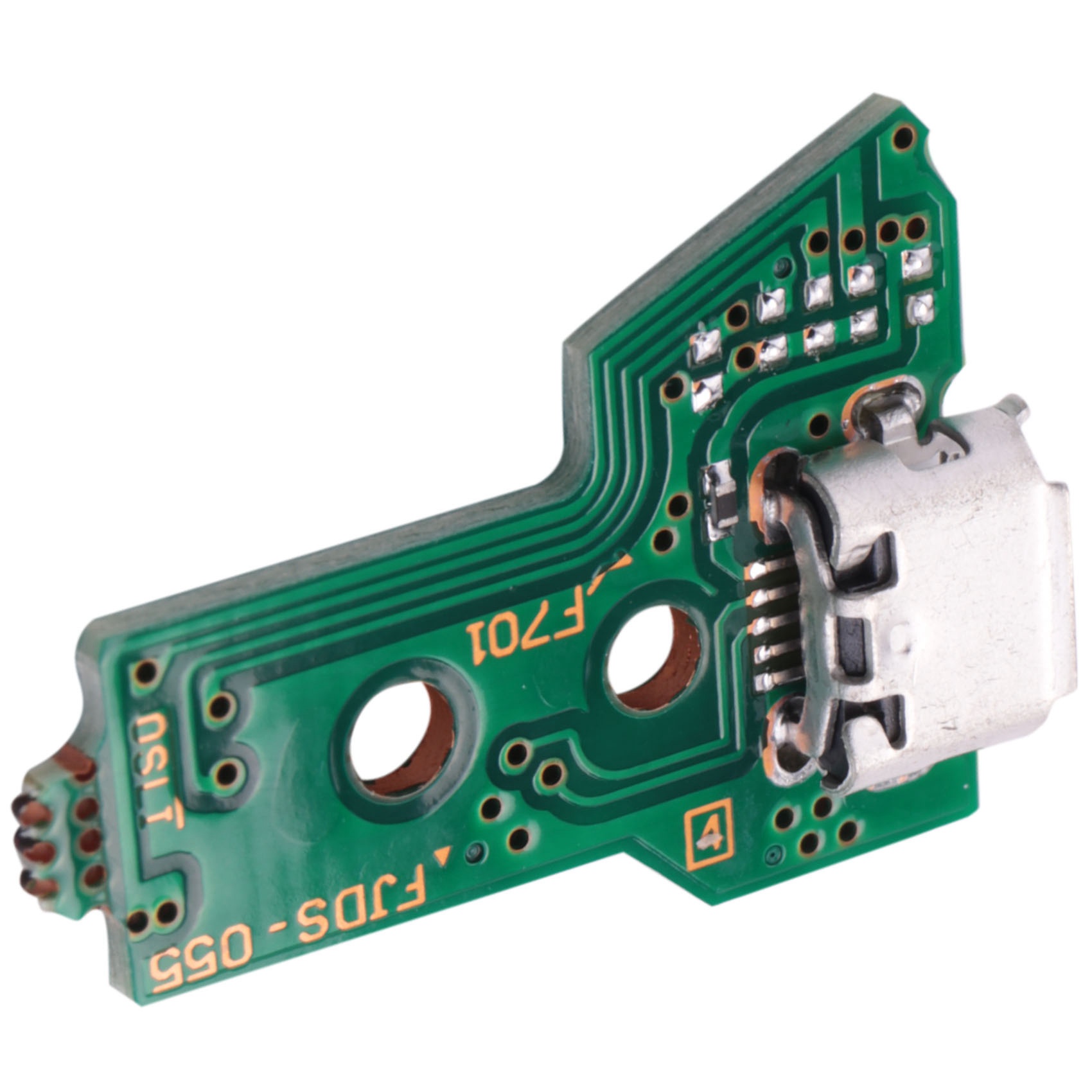 Charging Port Flex - ABIJ-USB-oplaadpoortbord voor JDS-055 Ps4-controller met 12-pins