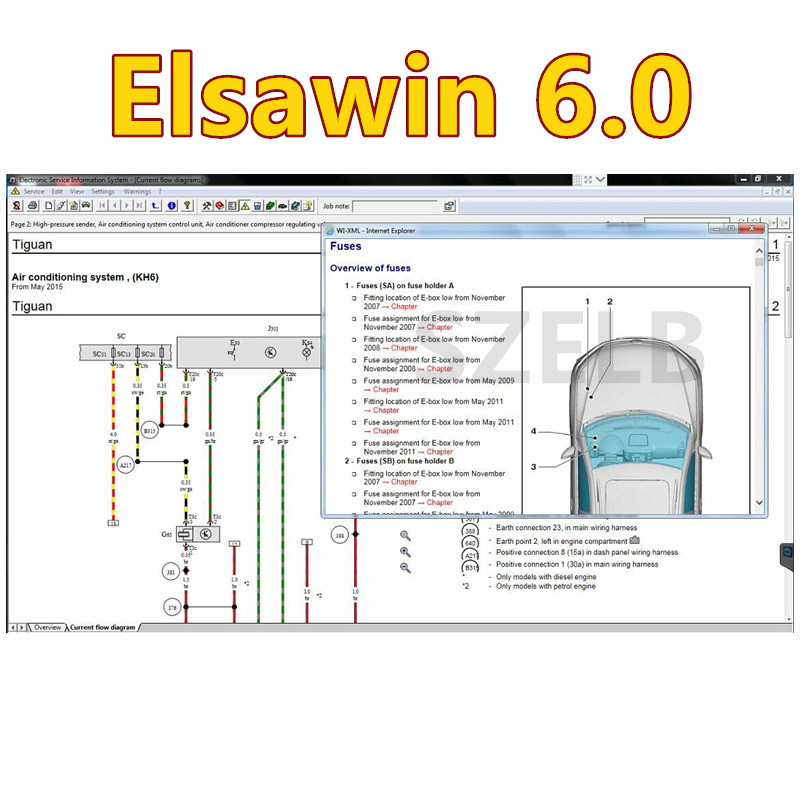 Nieuwste ETKA 8.6+ Elsawin 6.0 - Electronics Repair Parts recensie en prijs