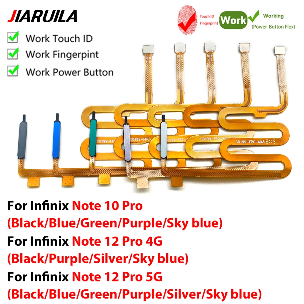 NIEUW Voor infinix Note 10 Pro - Fingerprint Cable Flex recensie en prijs